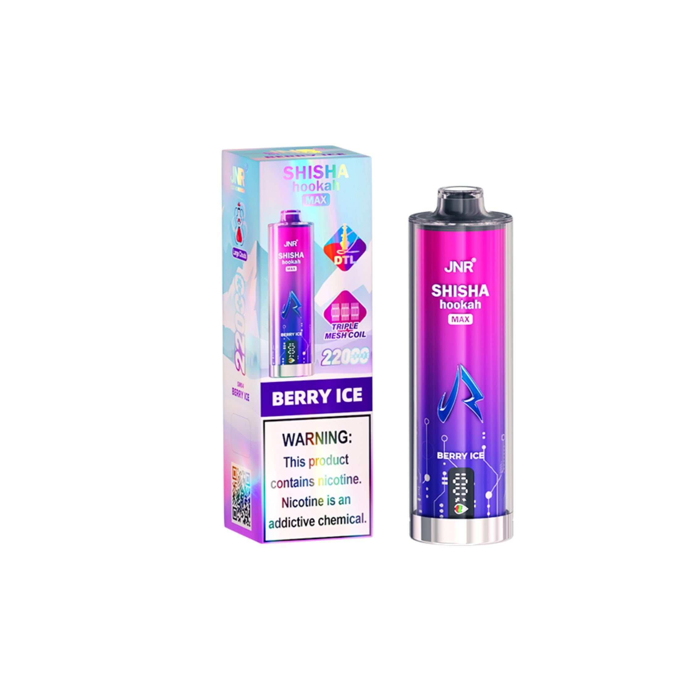 JNR - Shisha Hookah Max - Wegwerp Vape - 2% Nicotine - 22K