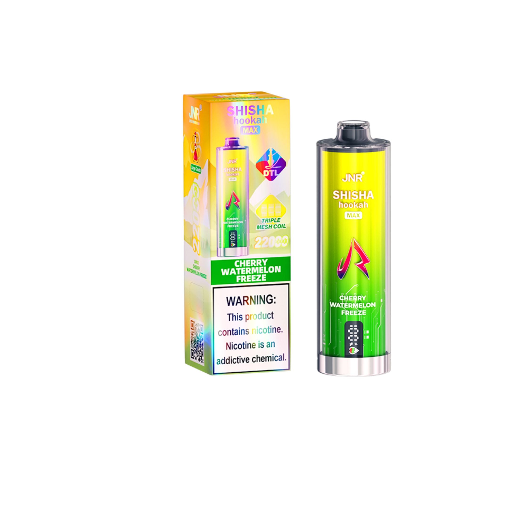 JNR - Shisha Hookah Max - Wegwerp Vape - 2% Nicotine - 22K