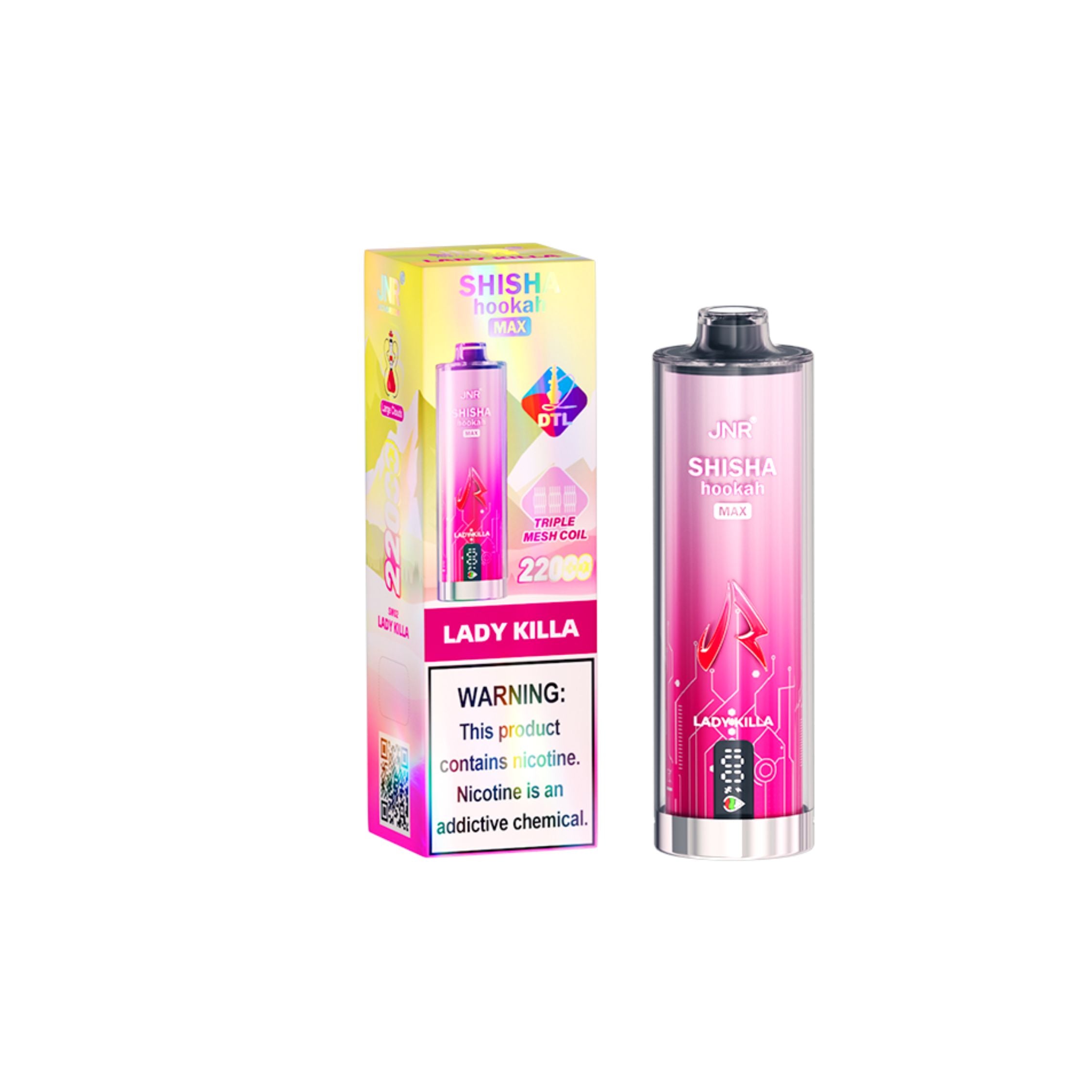 JNR - Shisha Hookah Max - Wegwerp Vape - 2% Nicotine - 22K