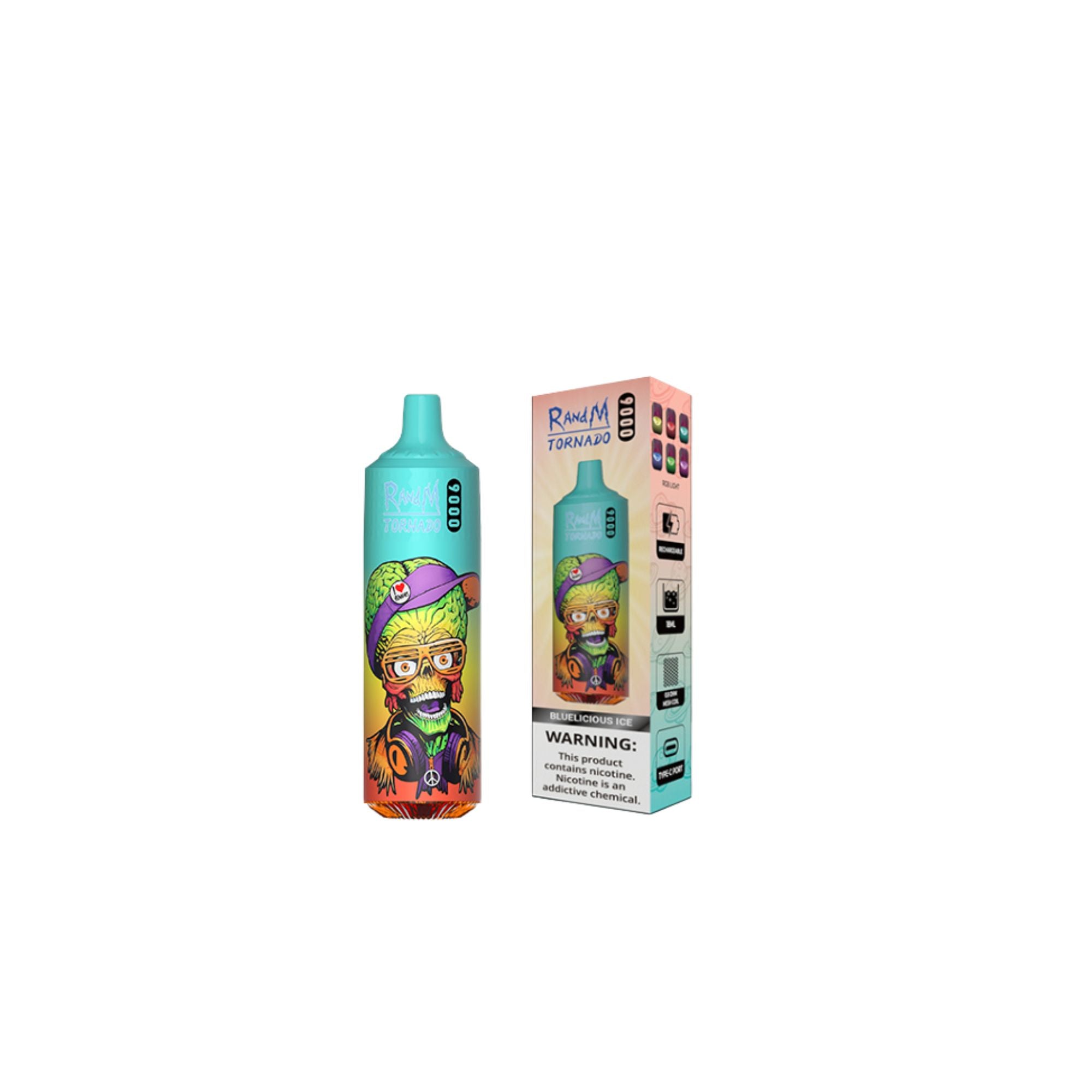 RAndM - Tornado - Wegwerp Vape - 9K