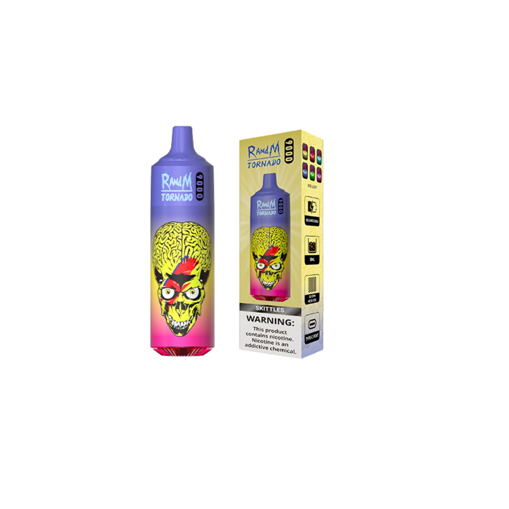 RAndM - Tornado - Wegwerp Vape - 9K