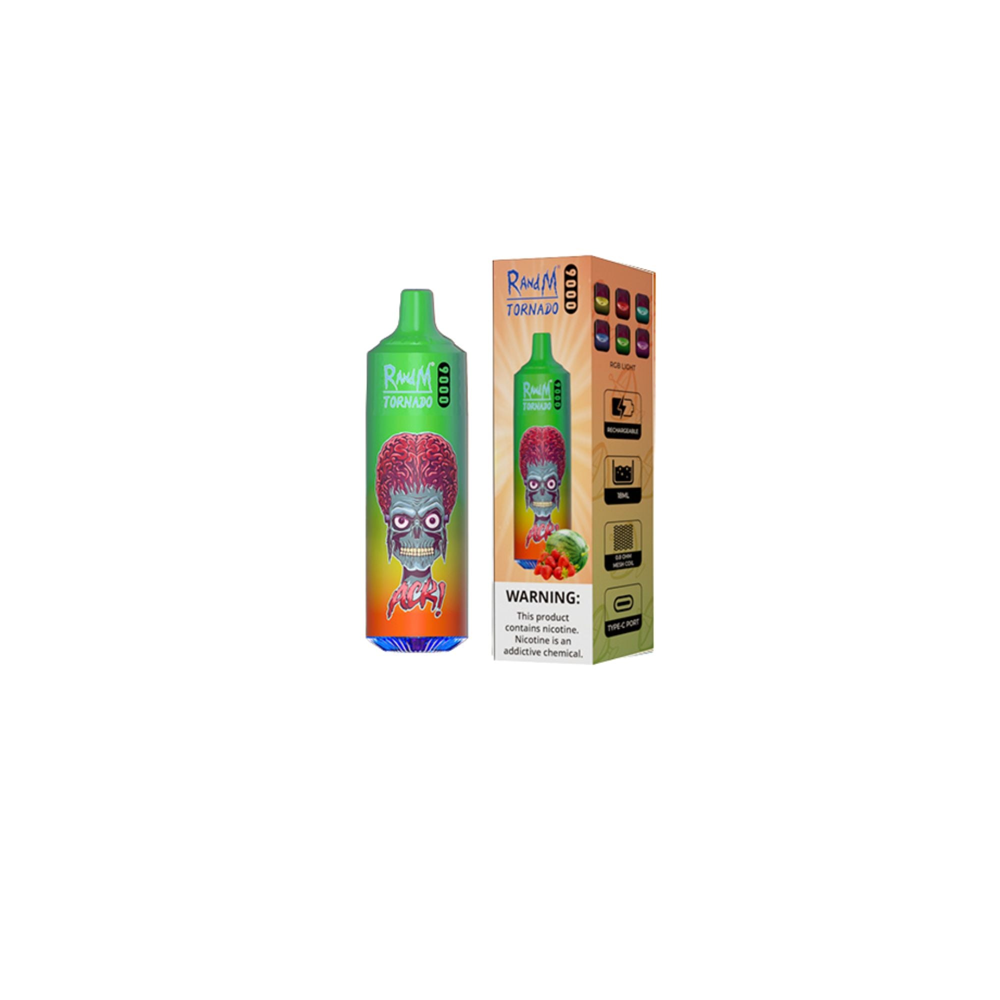 RAndM - Tornado - Wegwerp Vape - 9K