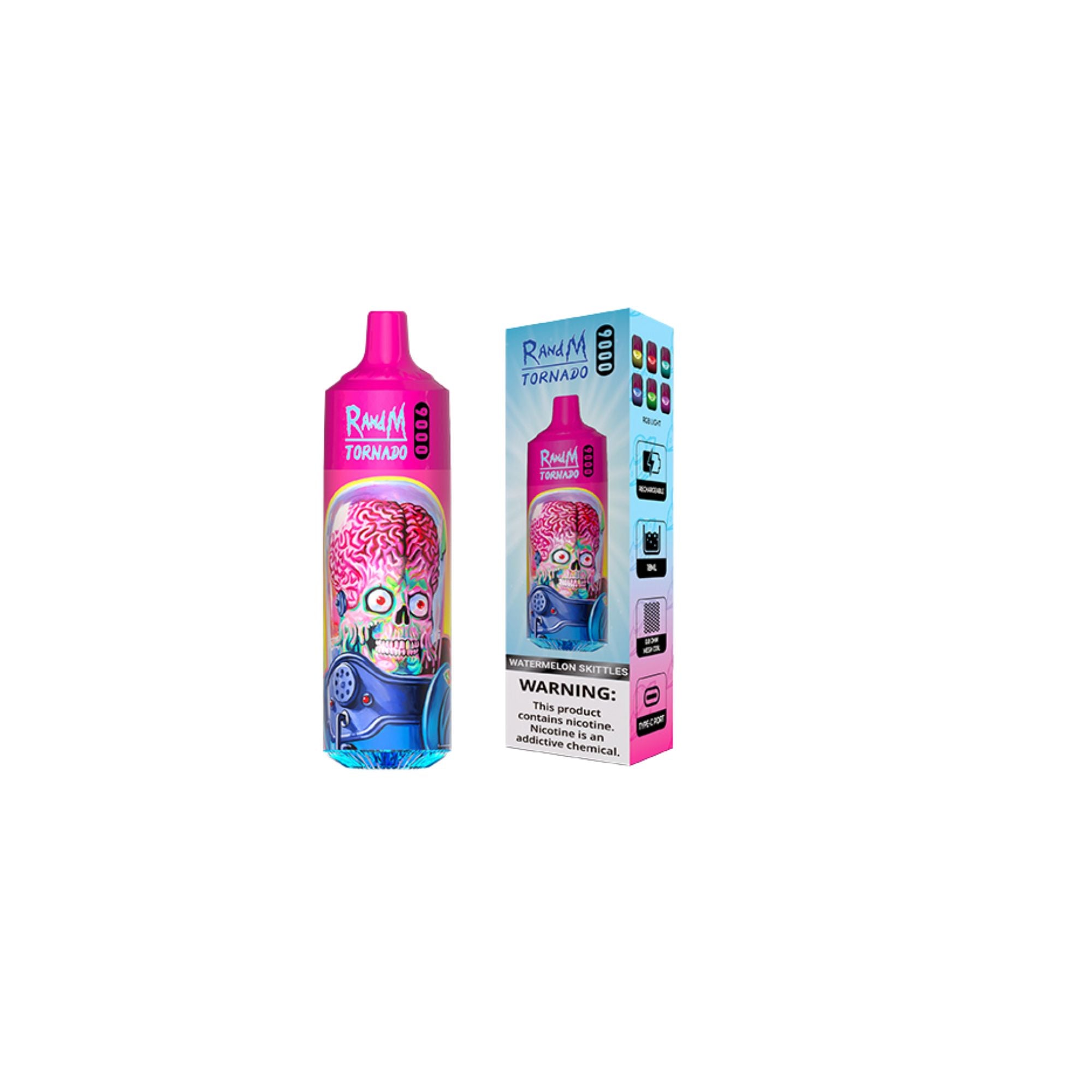 RAndM - Tornado - Wegwerp Vape - 9K