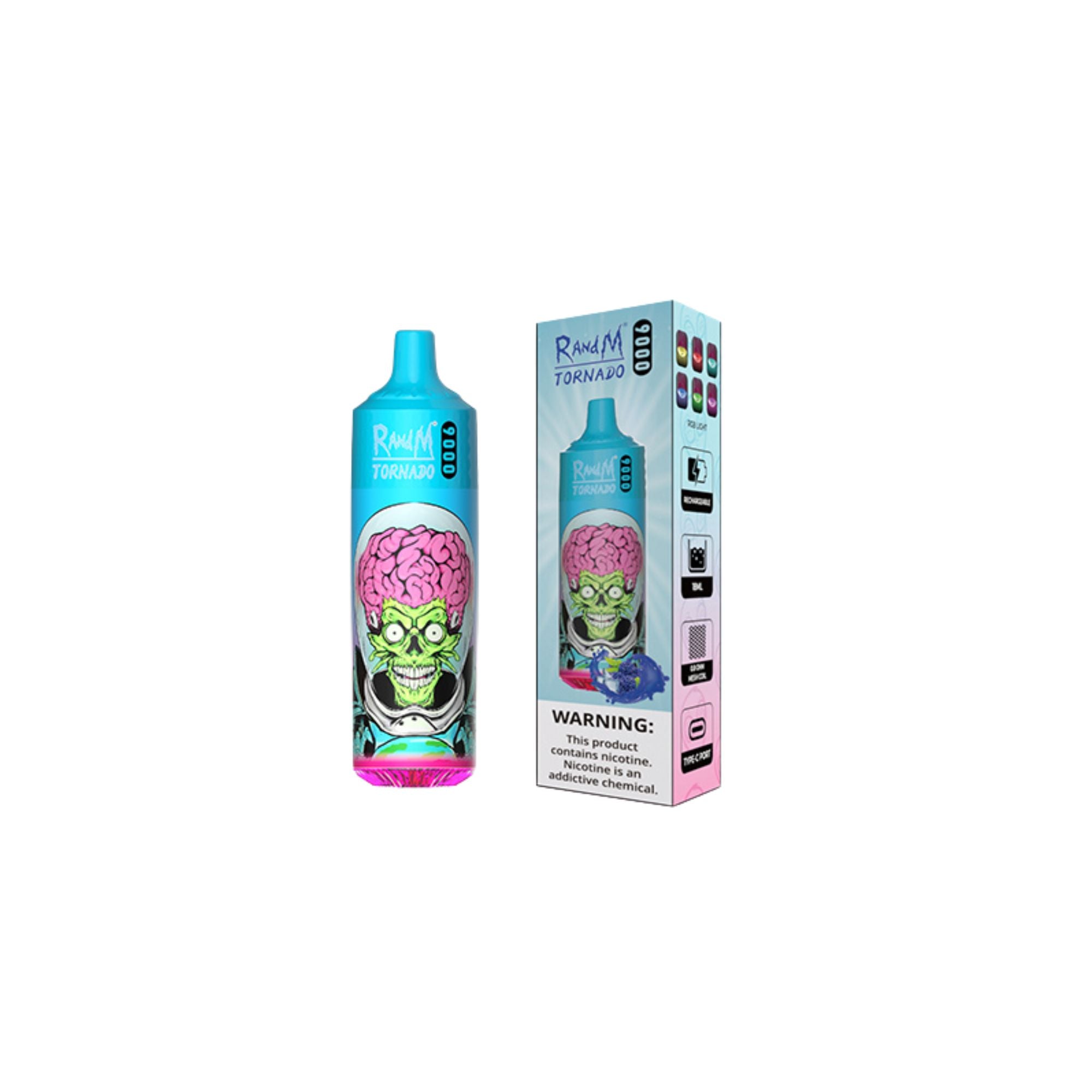 RAndM - Tornado - Wegwerp Vape - 9K