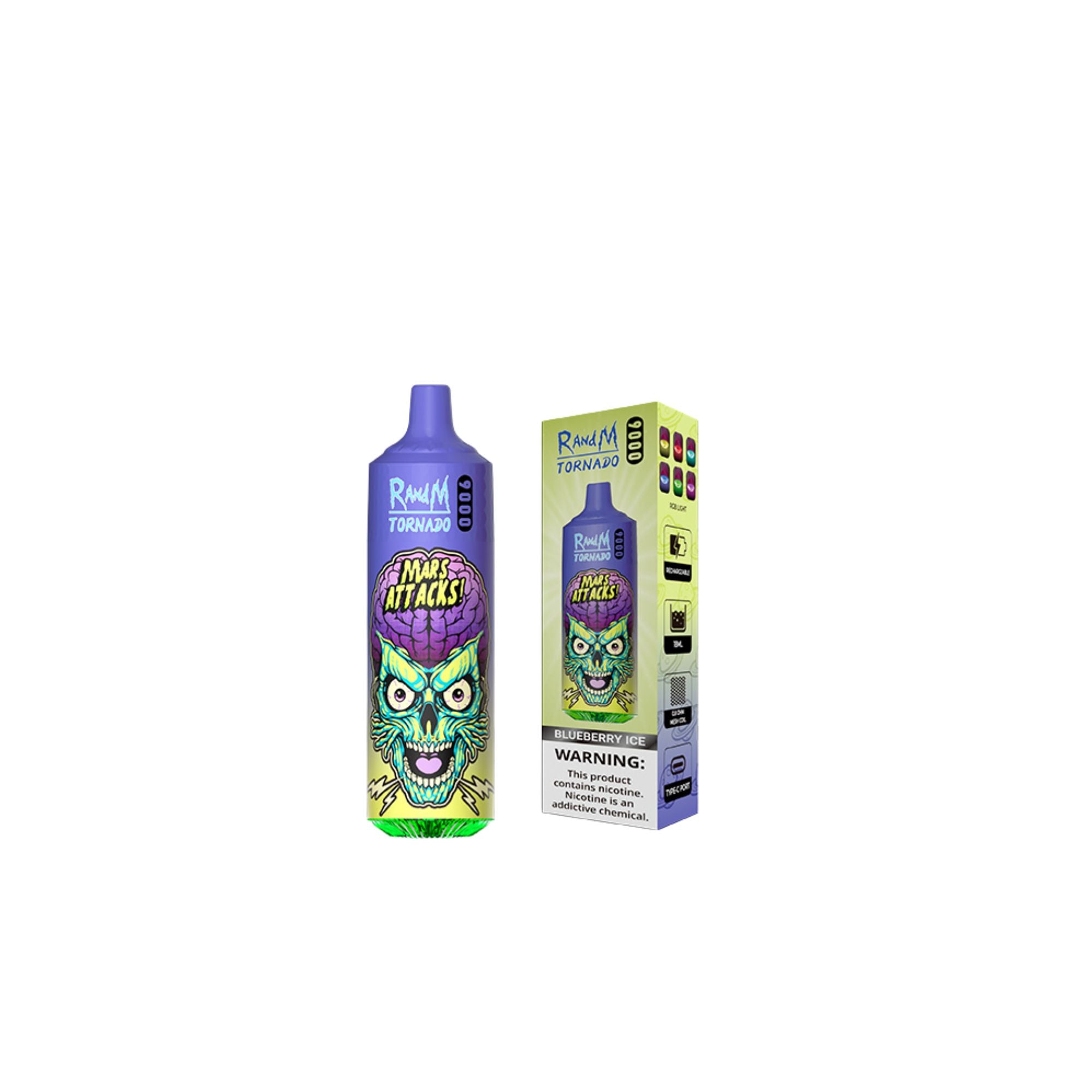 RAndM - Tornado - Wegwerp Vape - 9K