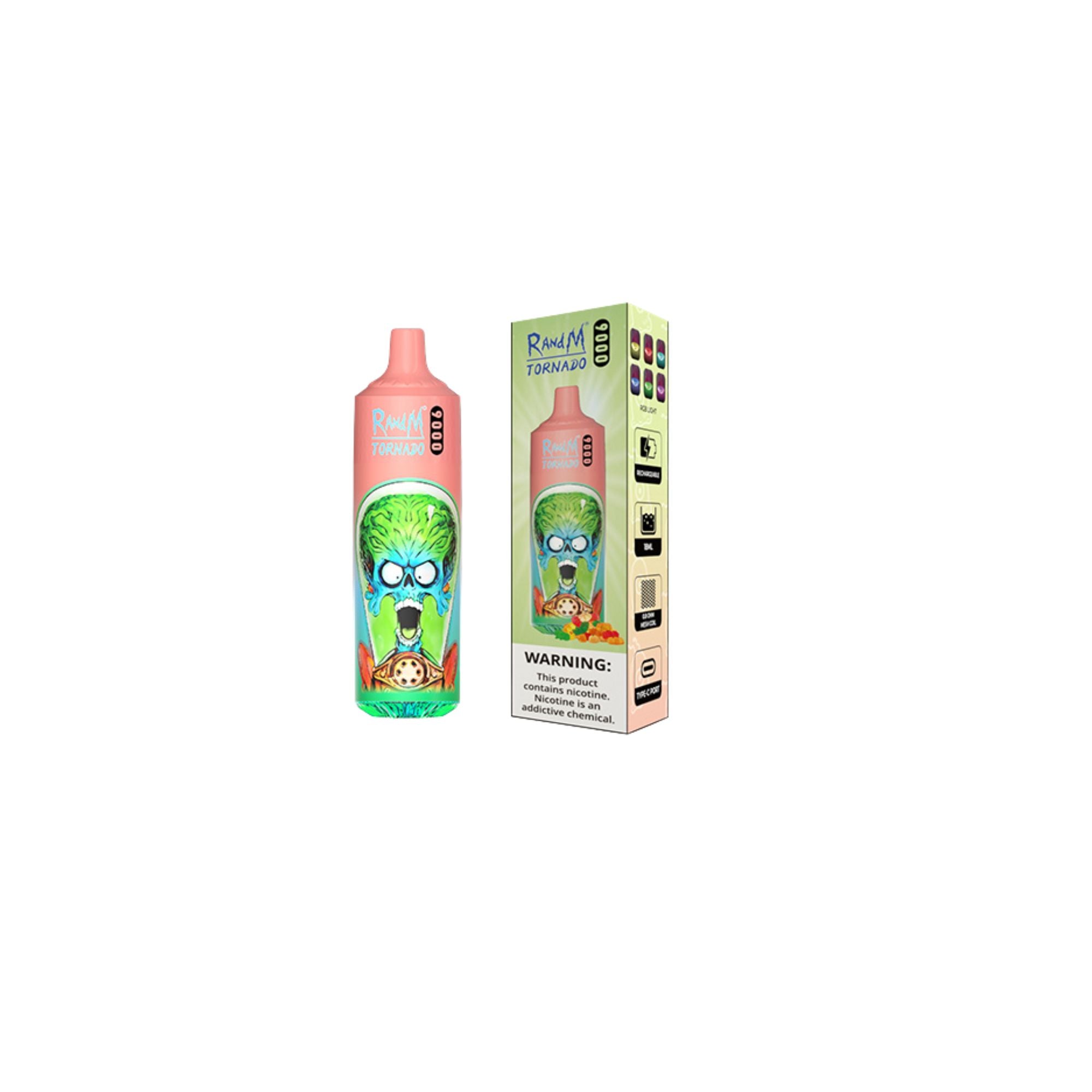 RAndM - Tornado - Wegwerp Vape - 9K