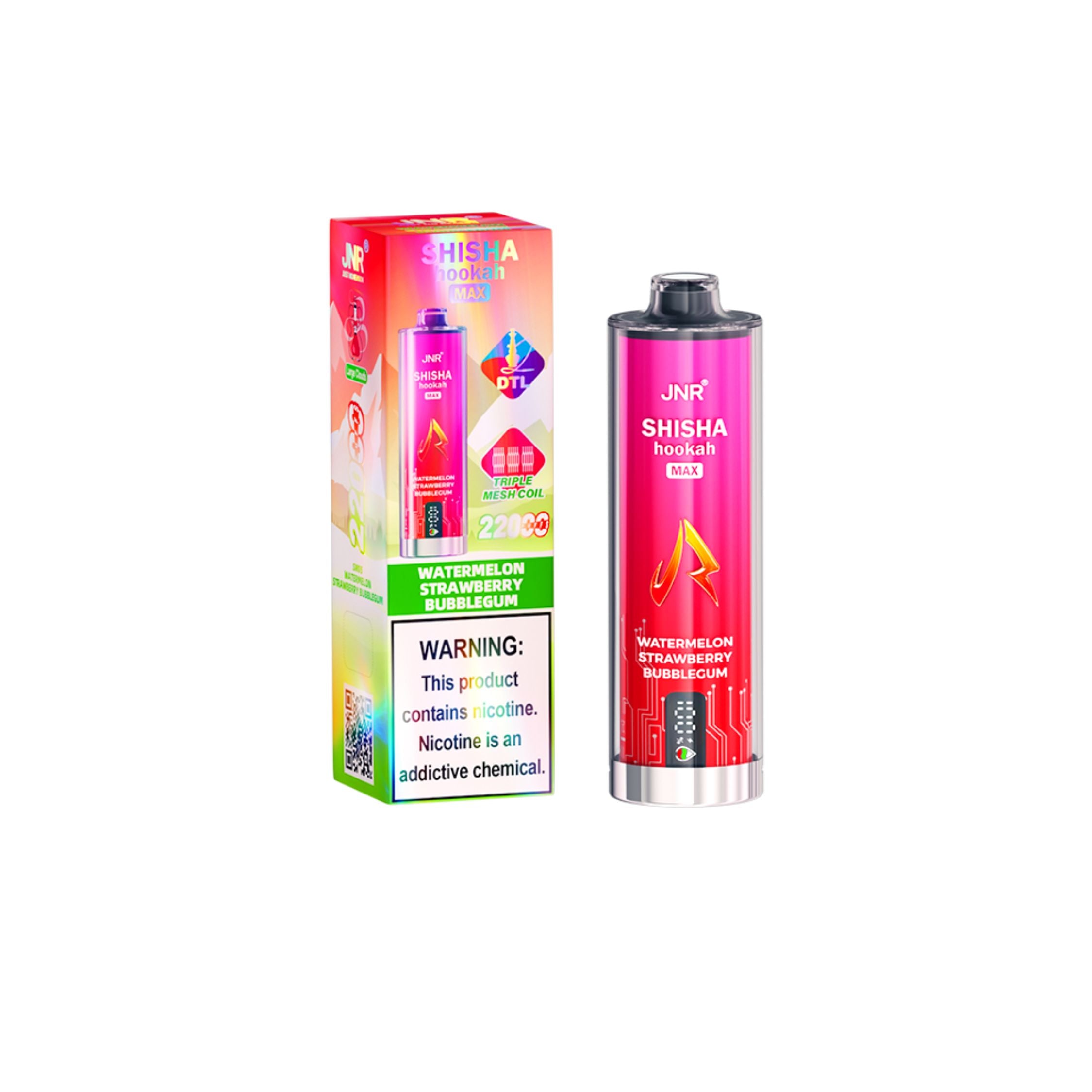 JNR - Shisha Hookah Max - Wegwerp Vape - 2% Nicotine - 22K