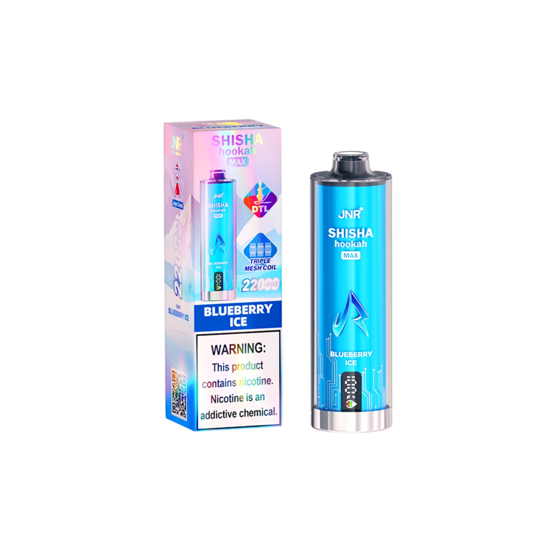 JNR - Shisha Hookah Max - Wegwerp Vape - 2% Nicotine - 22K