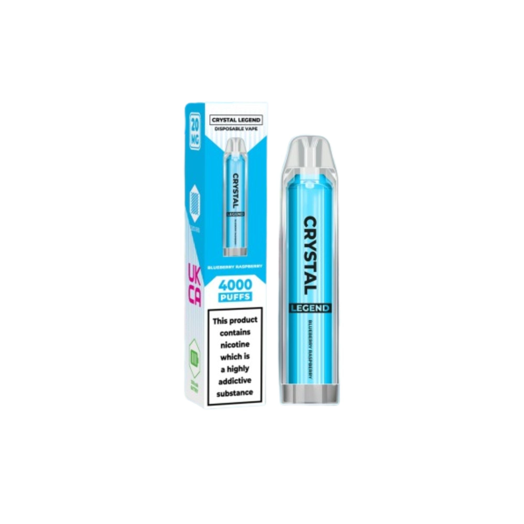 Crystal Vape Legend 4000 - Vape desechable - 2% de nicotina