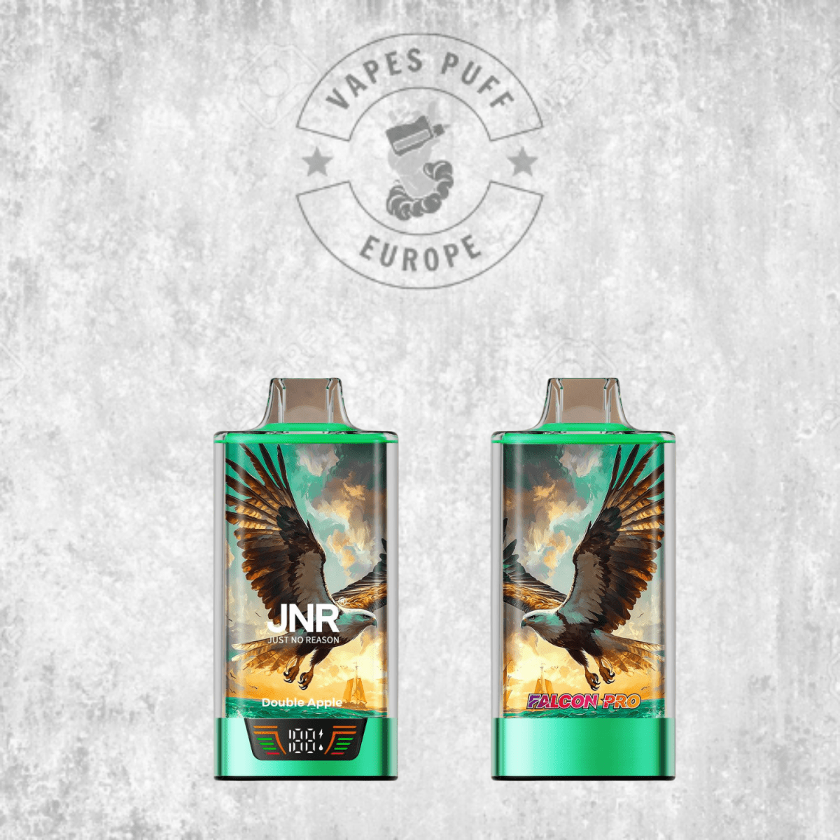 Puff JNR Falcon Pro 28K Double Apple Cigarette électronique jetable VapesPuffEurope