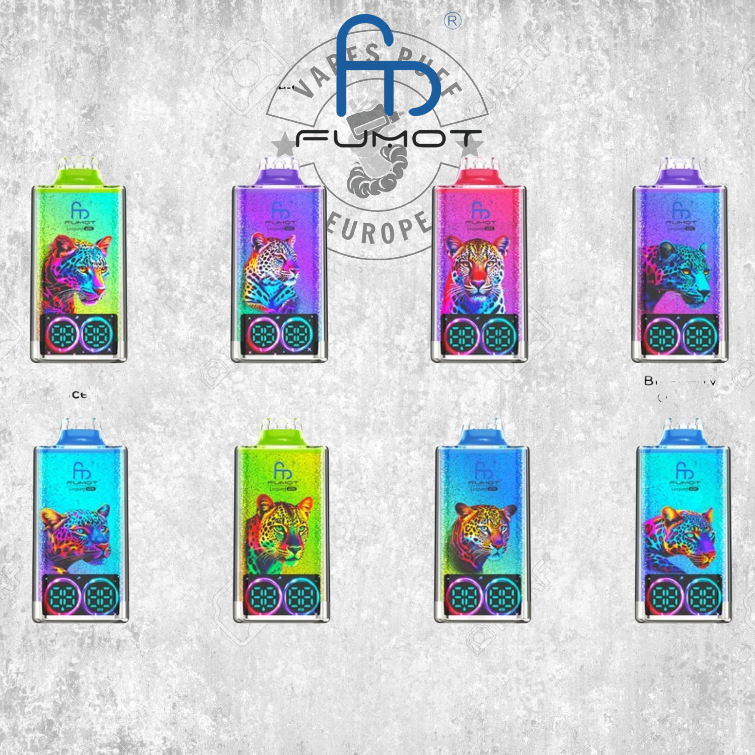 Fumot - Leopard 40K - Puff Jetable / Vape Disposable 2% Nicotine