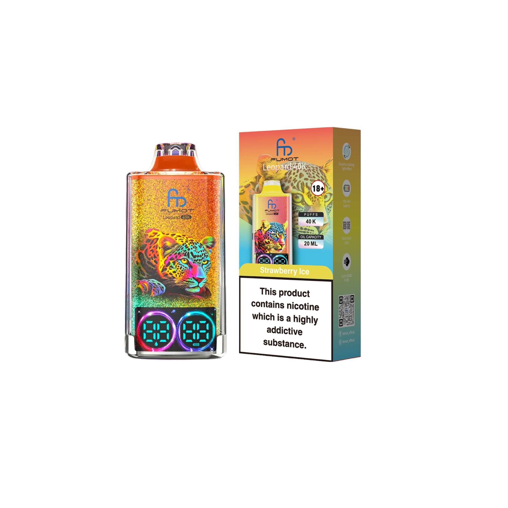 Fumot – Leopard 40K – Vape desechable / Vape Disposable – 2% Nicotine