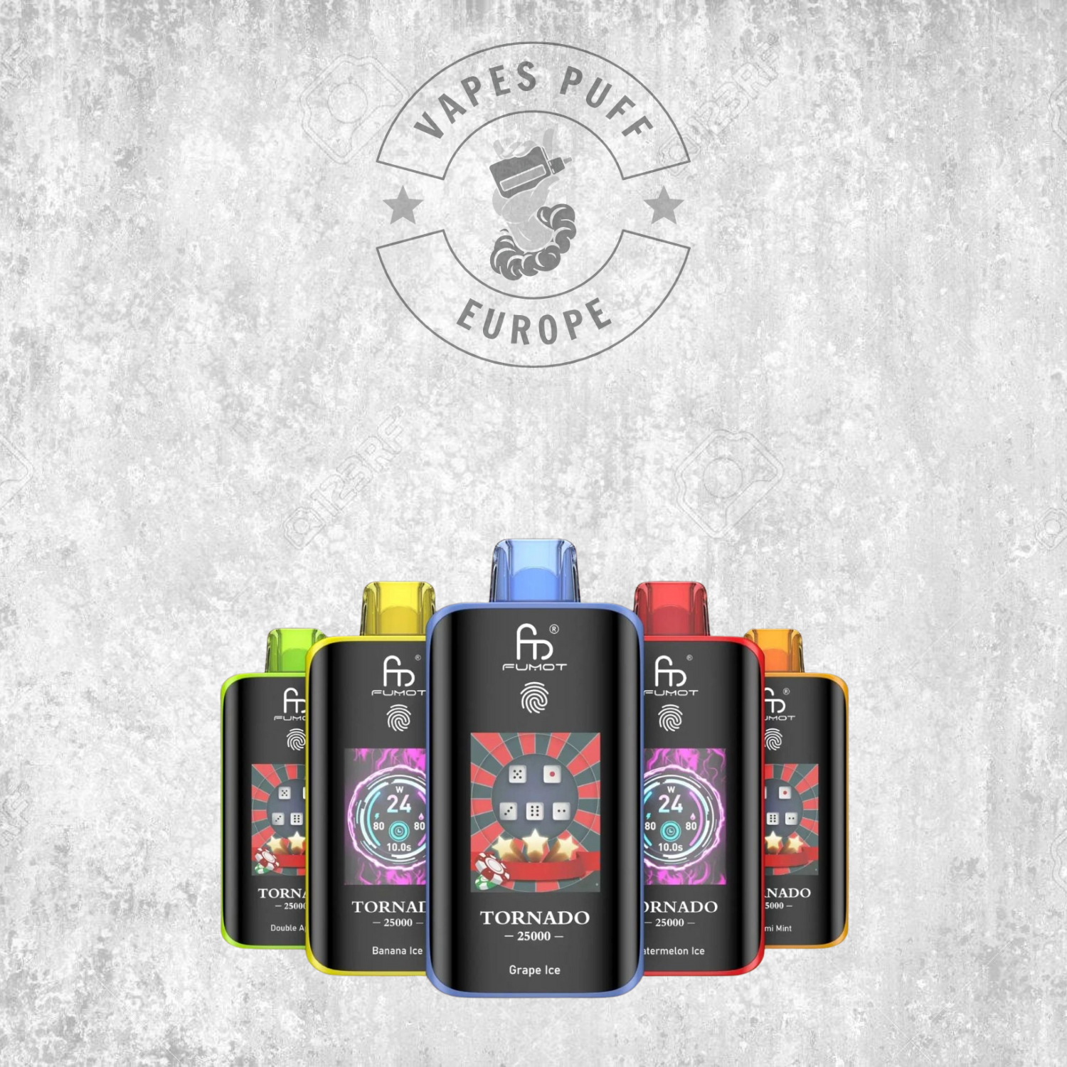Fumot - Tornado 25K - Puff Jetable / Vape Disposable 2% Nicotine