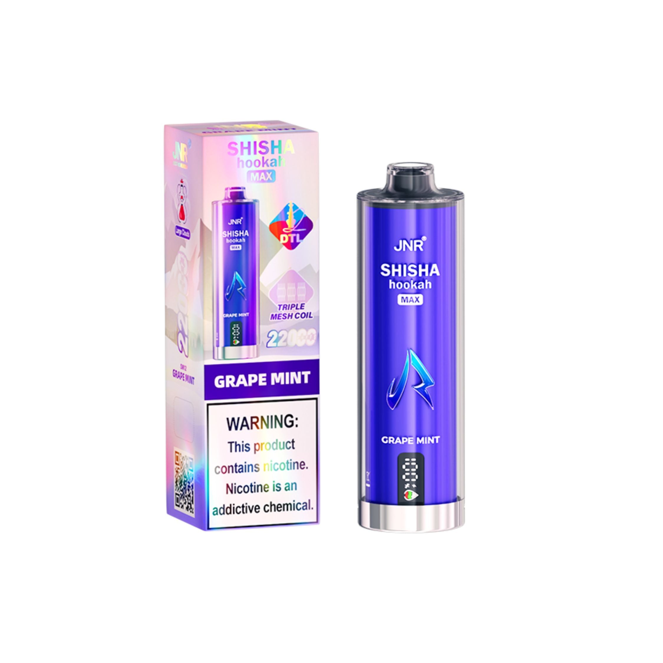 JNR - Shisha Hookah Max - Wegwerp Vape - 2% Nicotine - 22K