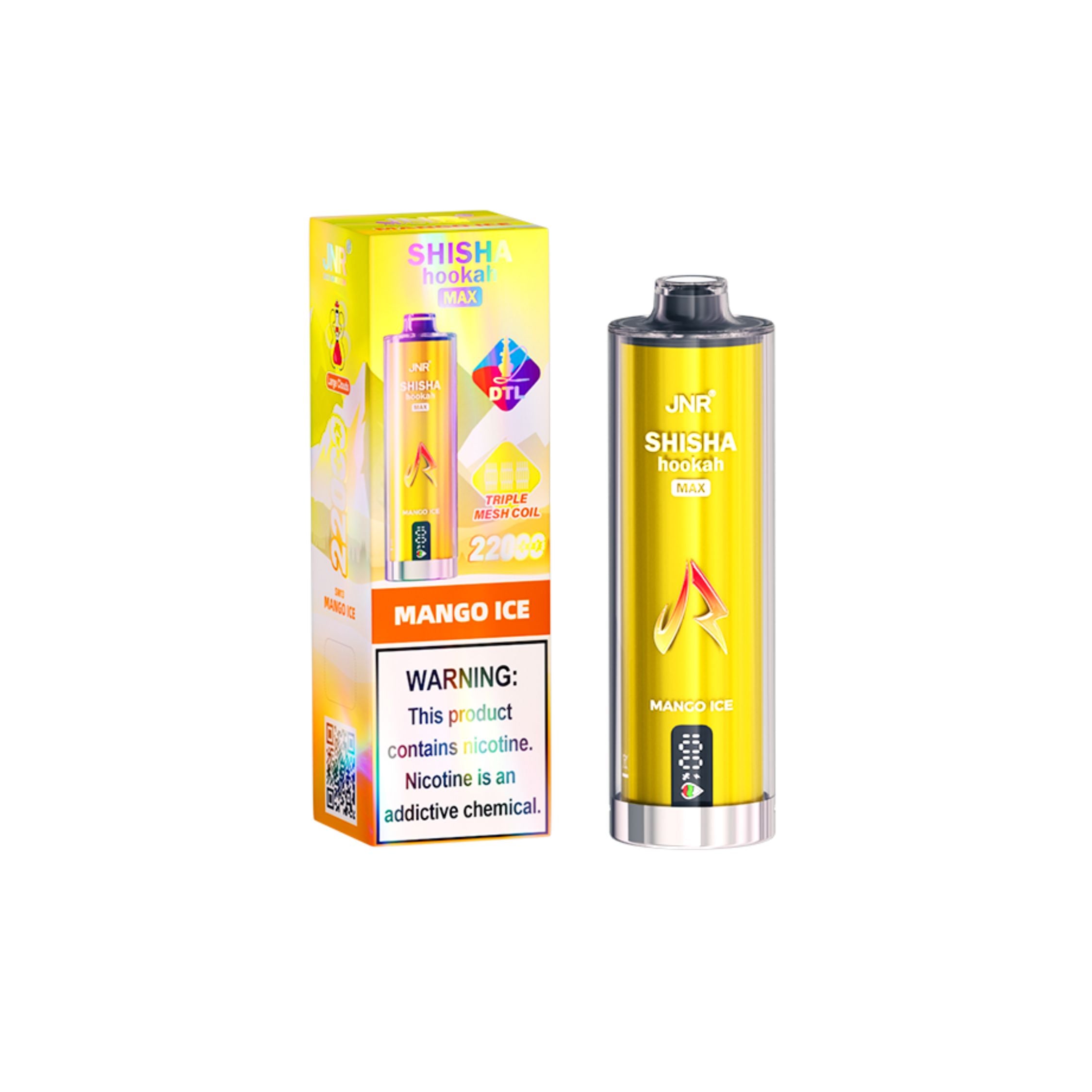 JNR - Shisha Hookah Max - Wegwerp Vape - 2% Nicotine - 22K