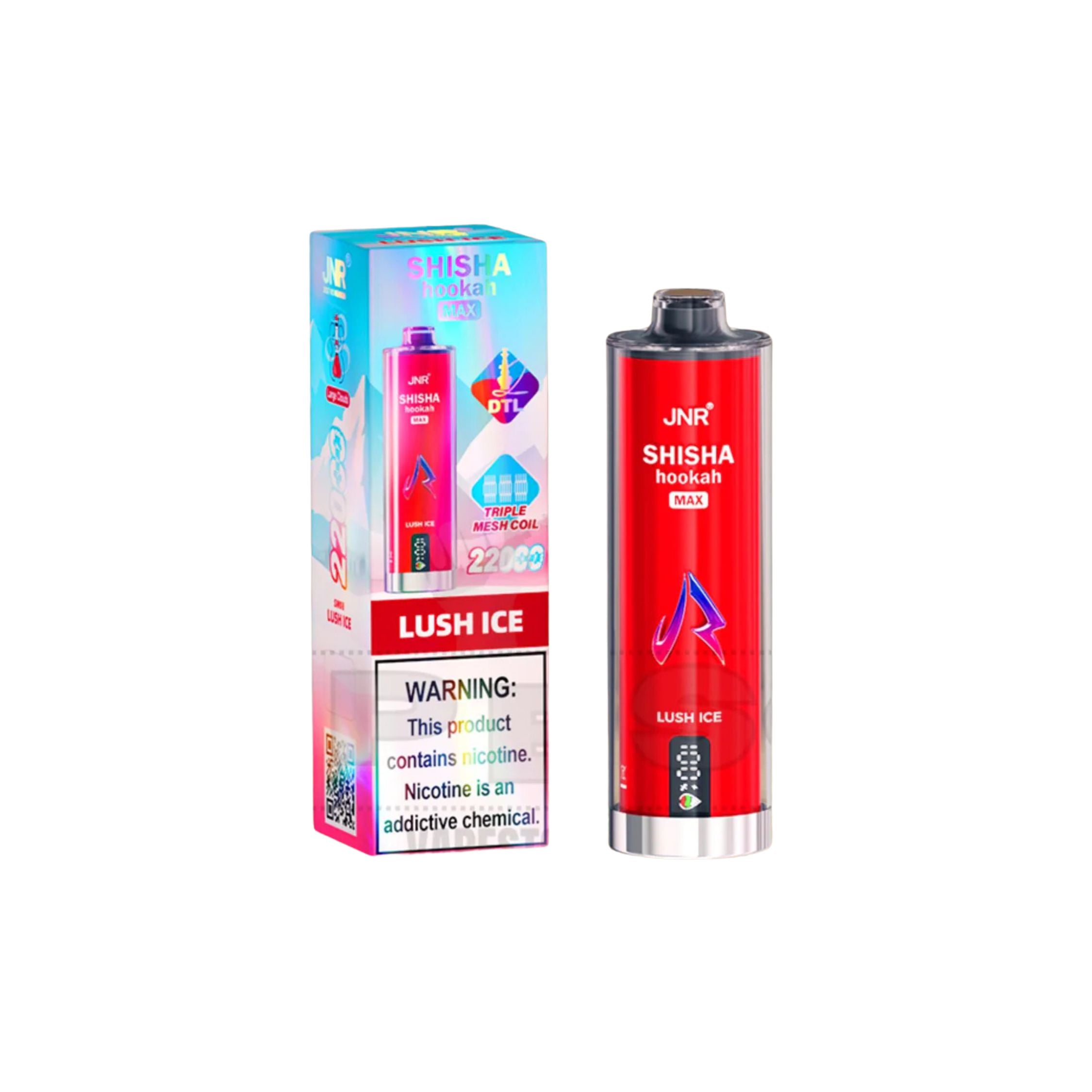 JNR - Shisha Hookah Max - Wegwerp Vape - 2% Nicotine - 22K