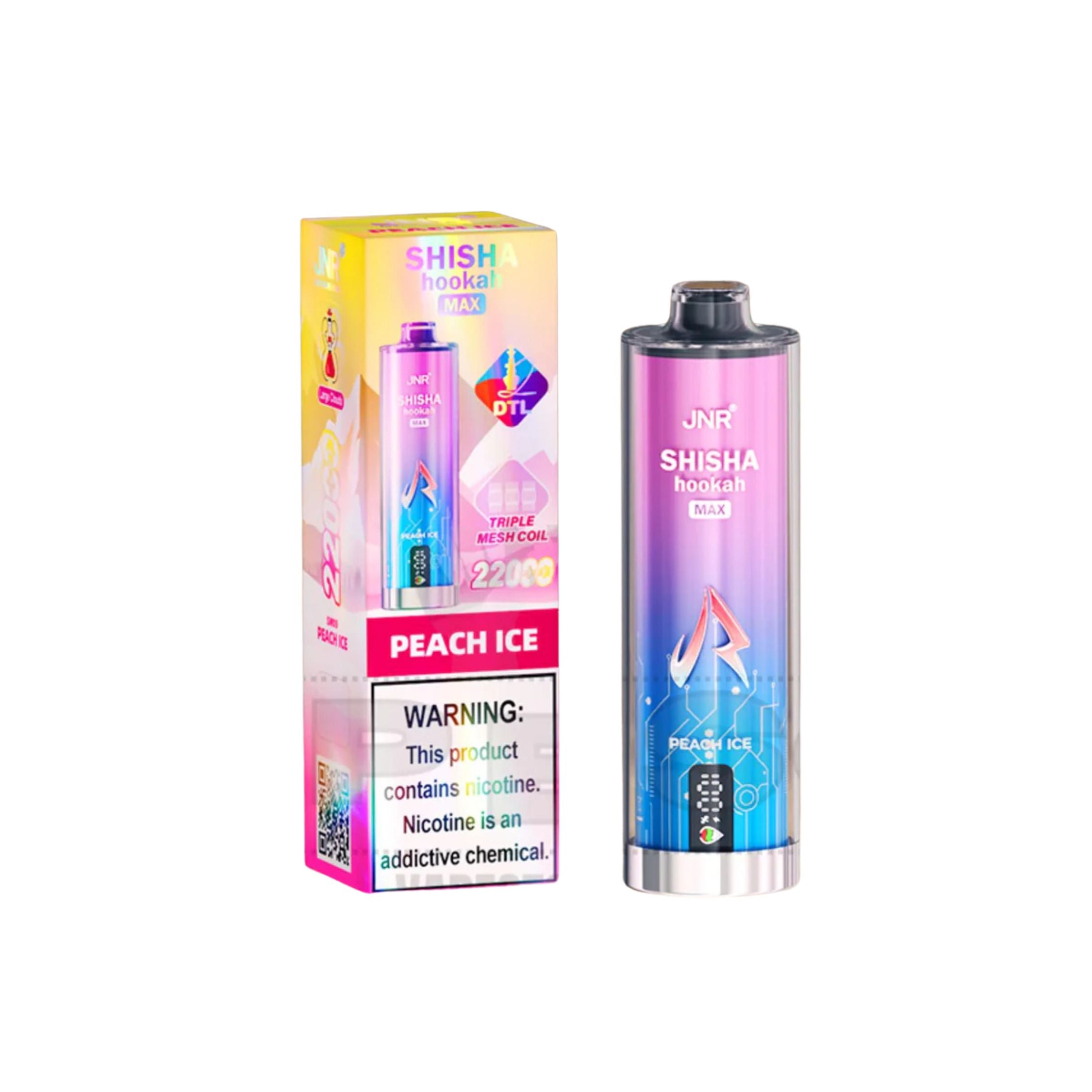 JNR - Shisha Hookah Max - Wegwerp Vape - 2% Nicotine - 22K
