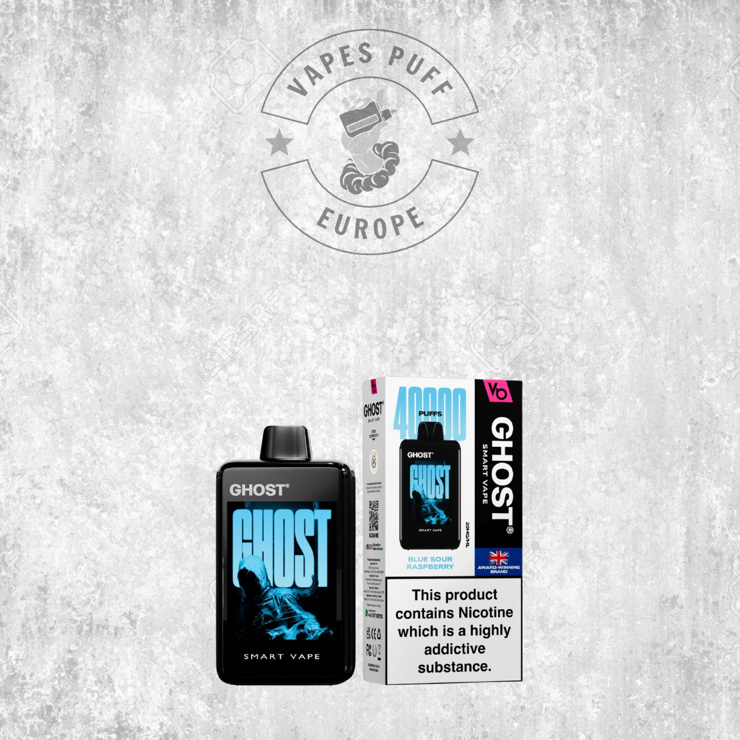 Ghost Smart Vape 40K - Puff Jetable / Vape Disposable 2% Nicotine