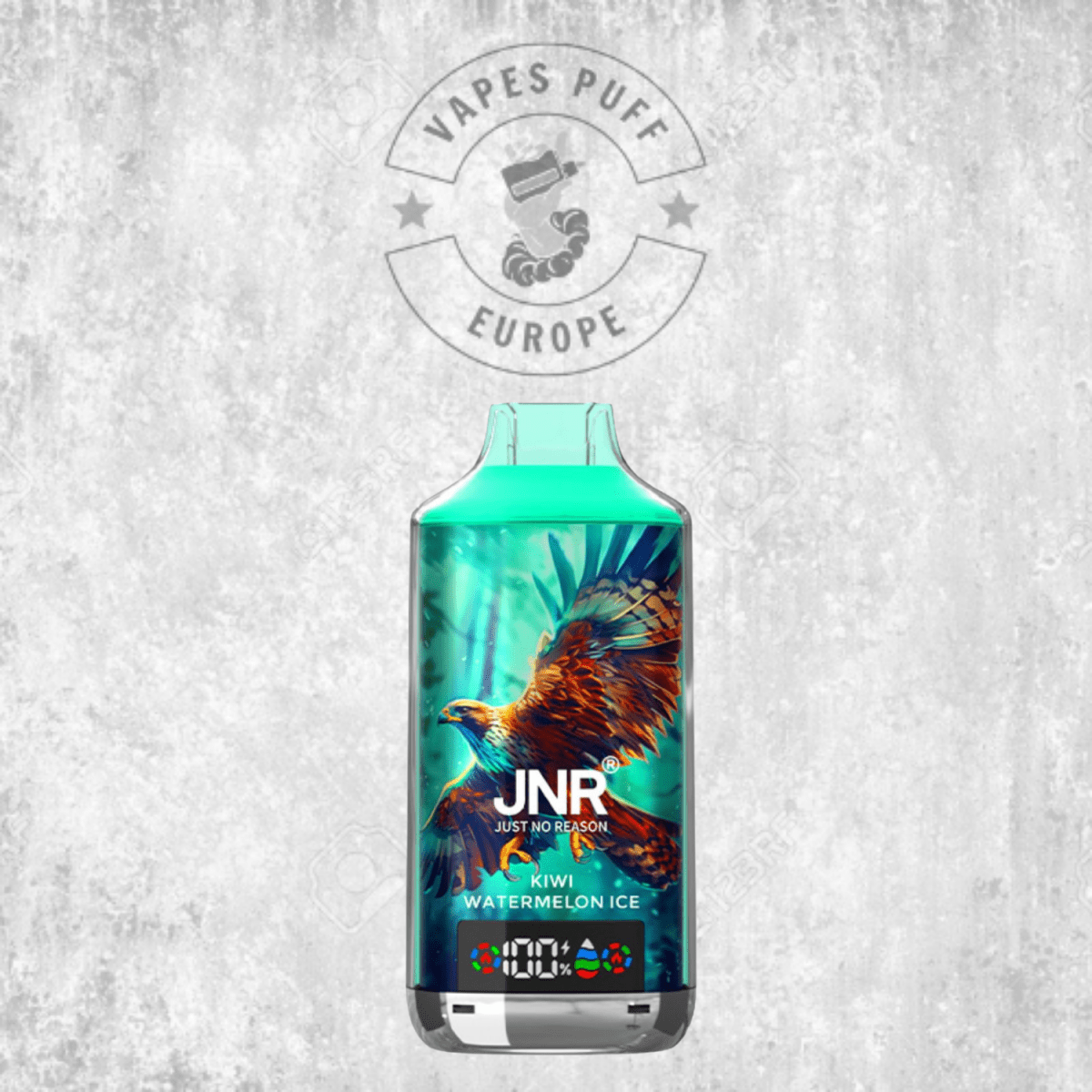 Puff JNR Falcon X 18K Kiwi Watermelon Ice Cigarette électronique jetable VapesPuffEurope