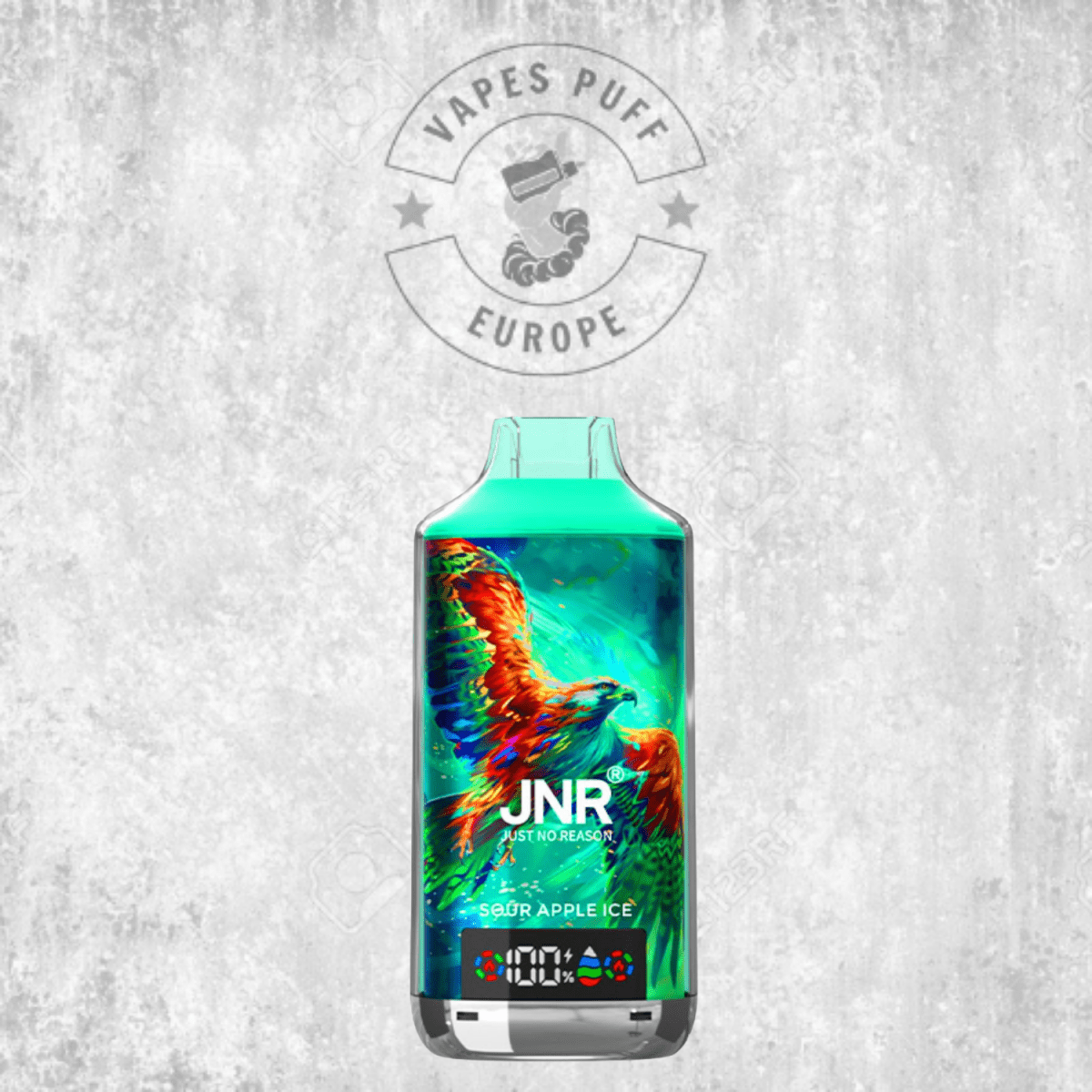 Puff JNR Falcon X 18K Sour Apple Ice Cigarette électronique jetable VapesPuffEurope