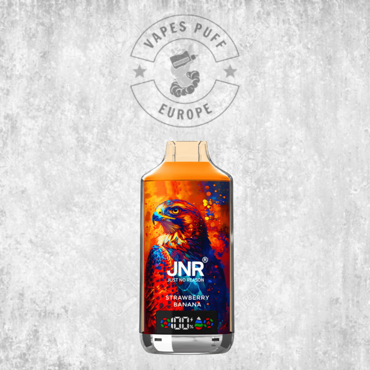 Puff JNR Falcon X 18K Strawberry Banana Cigarette électronique jetable VapesPuffEurope