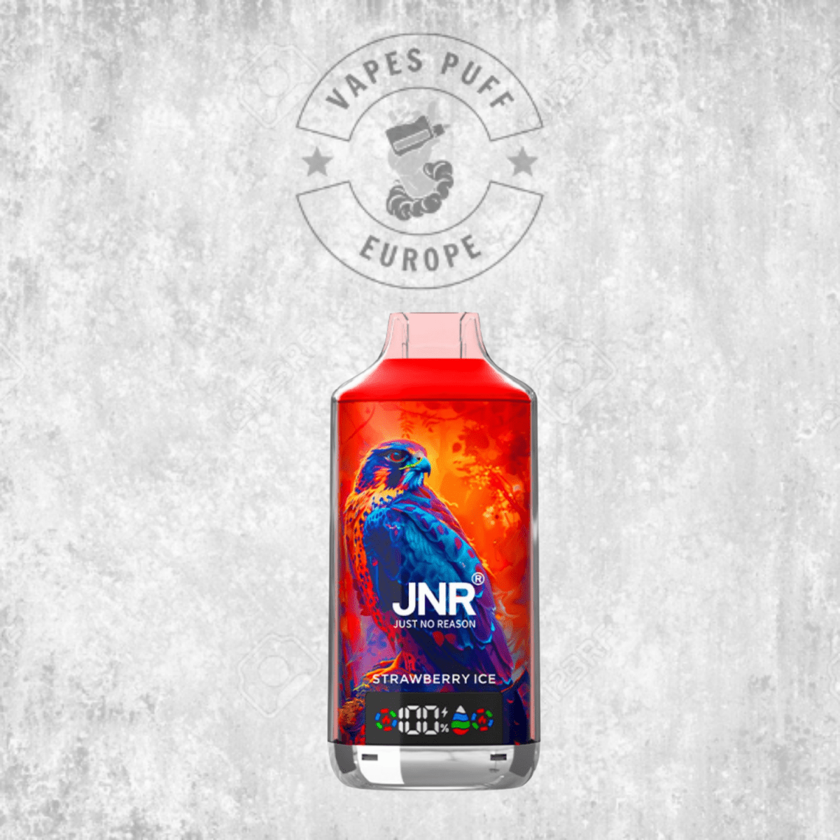Puff JNR Falcon X 18K Strawberry Ice Cigarette électronique jetable VapesPuffEurope