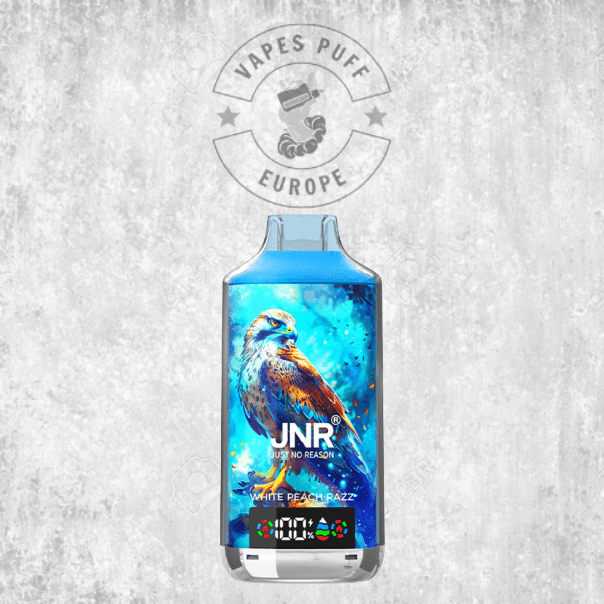 Puff JNR Falcon X 18K White Peach Razz Cigarette électronique jetable VapesPuffEurope