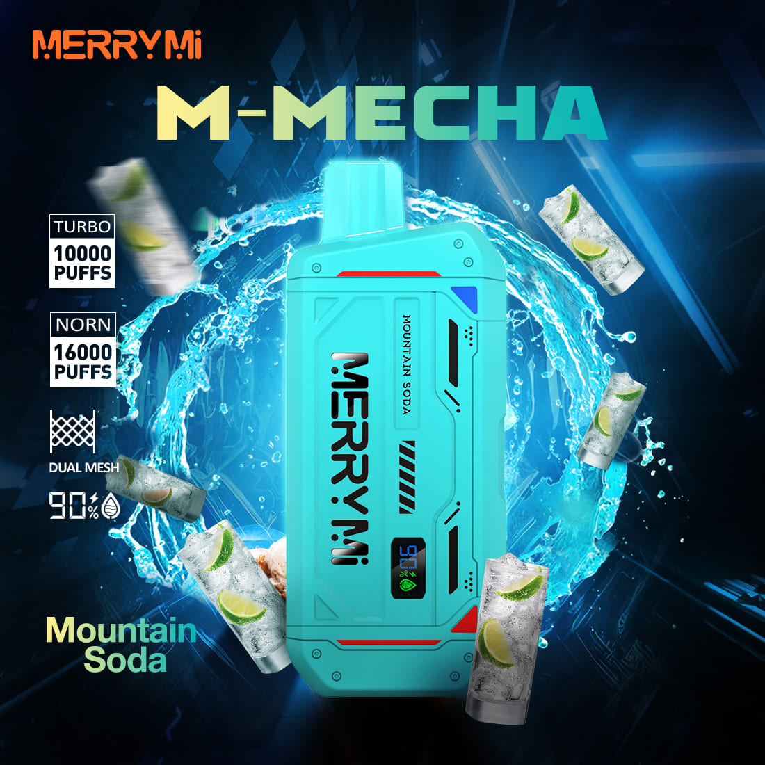 MerryMi - M-Mecha 16K - Puffs / Disposable Vape