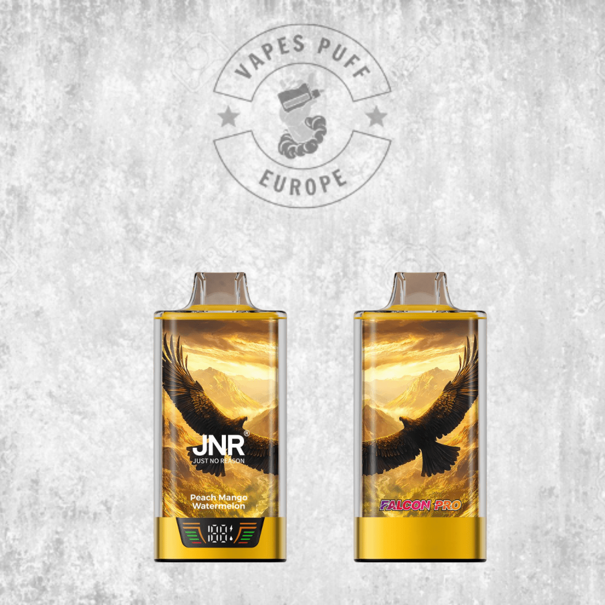 Puff JNR Falcon Pro 28K Peach Mango Watermelon Cigarette électronique jetable VapesPuffEurope