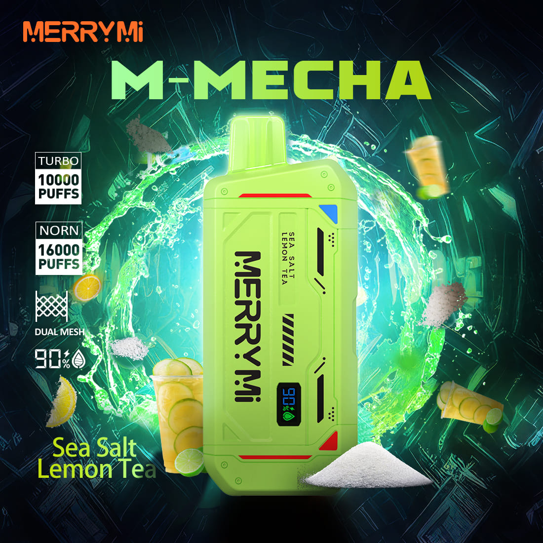 MerryMi - M-Mecha 16K - Puffs / Disposable Vape | VapesPuffEurope