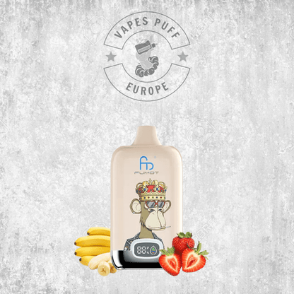 Puff Fumot Digital Box 12K Strawberry Banana Cigarette électronique jetable VapesPuffEurope