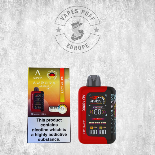 Adalya - Aurora 40000  - Puff Jetable / Vape Disposable 2% Nicotine