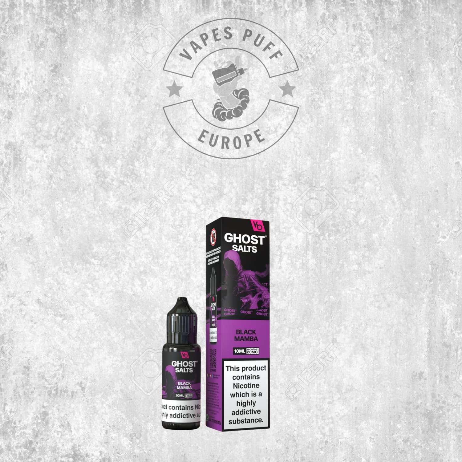 Ghost Salts 10ml - 2% de Nicotine  - E-Liquide Sel de Nicotine