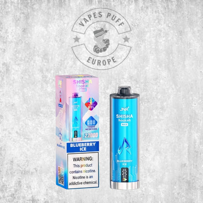 Puff JNR Shisha Max 22K Blueberry Ice Cigarette électronique jetable 