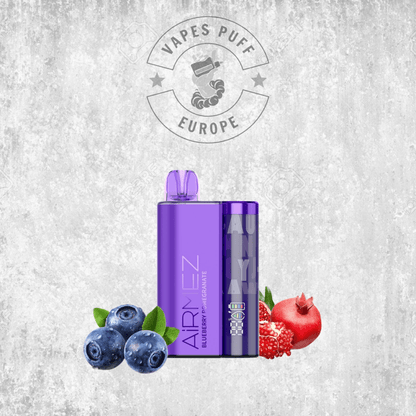 Puff AirMez 12K Blueberry Pomegranate Cigarette électronique jetable VapesPuffEurope