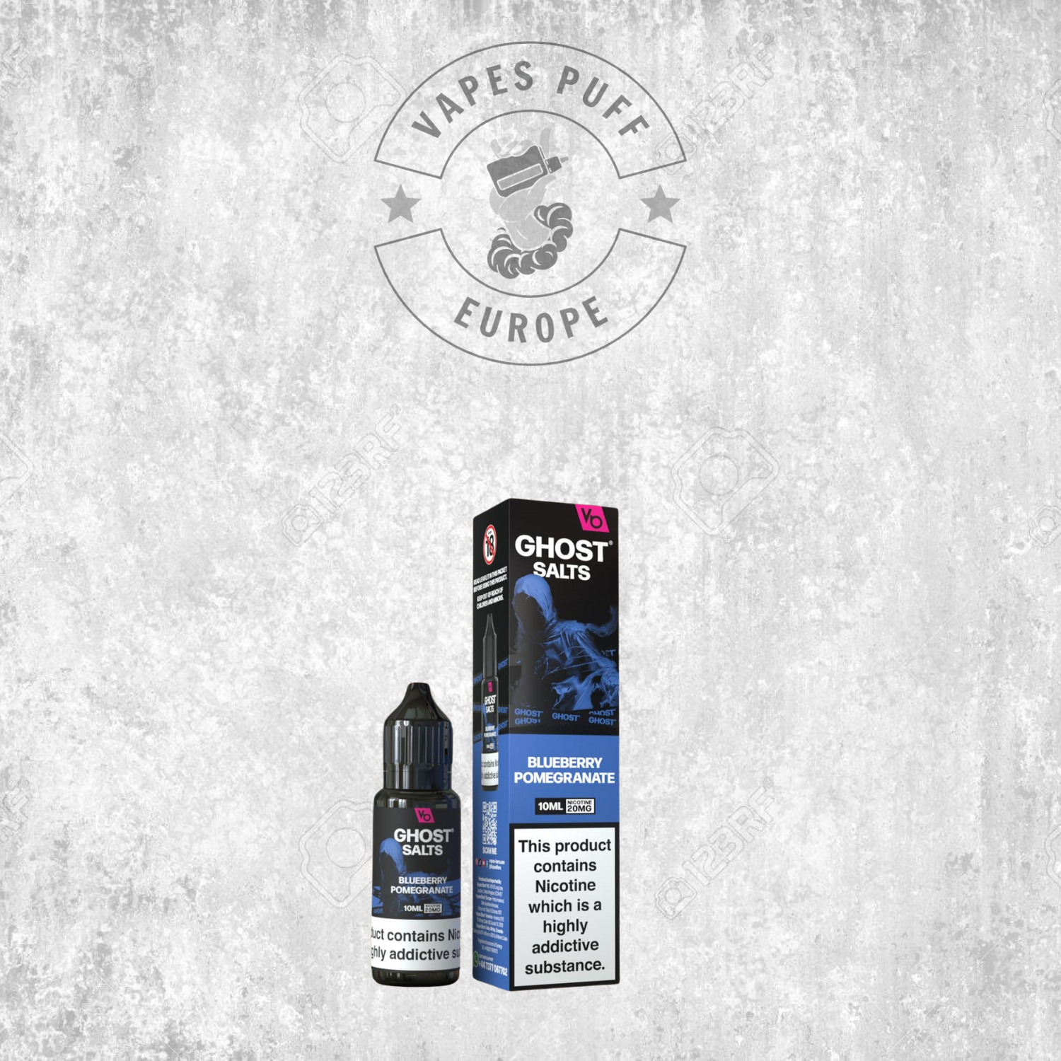 Ghost Salts 10ml - 2% de Nicotine  - E-Liquide Sel de Nicotine
