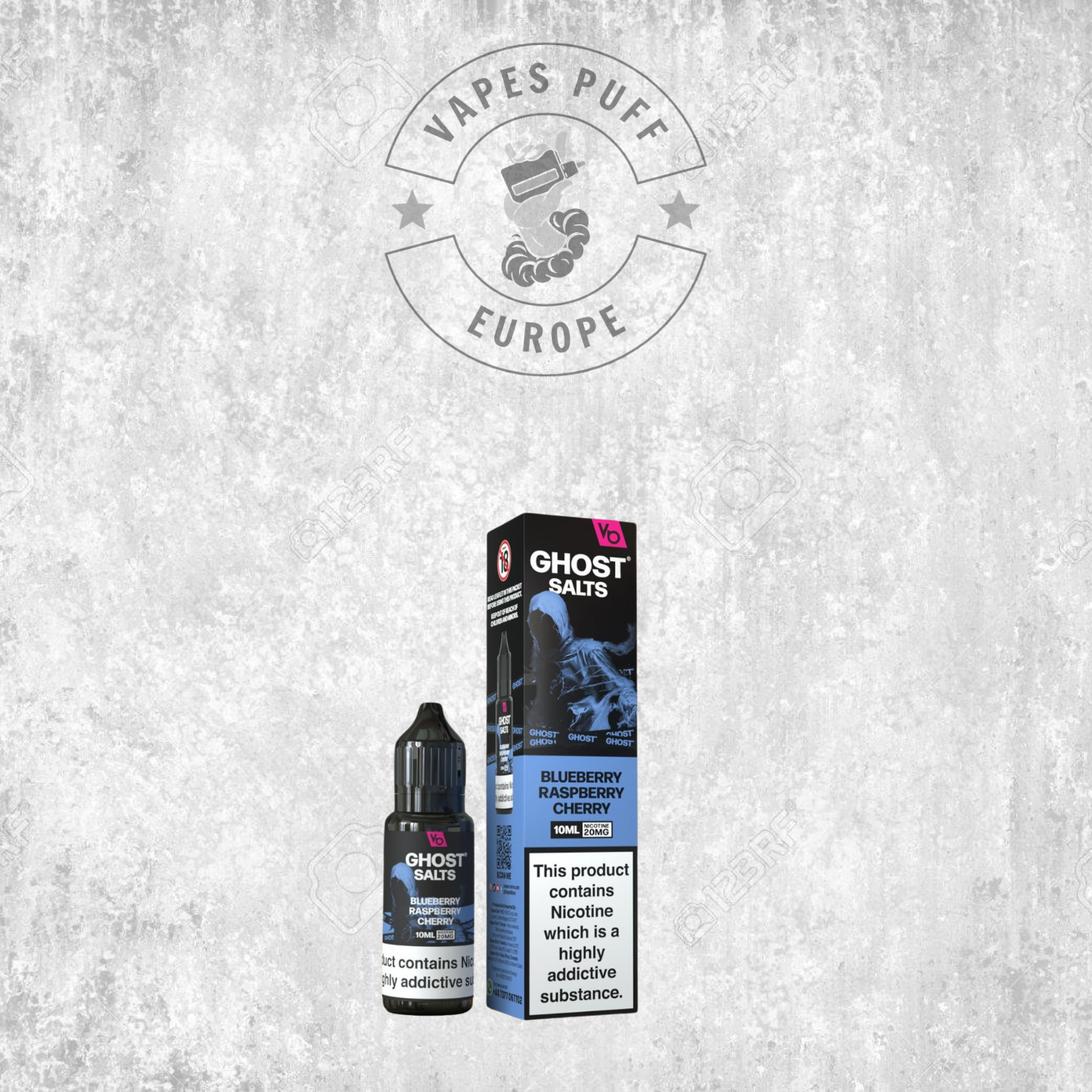 Ghost Salts 10ml - 2% de Nicotine  - E-Liquide Sel de Nicotine