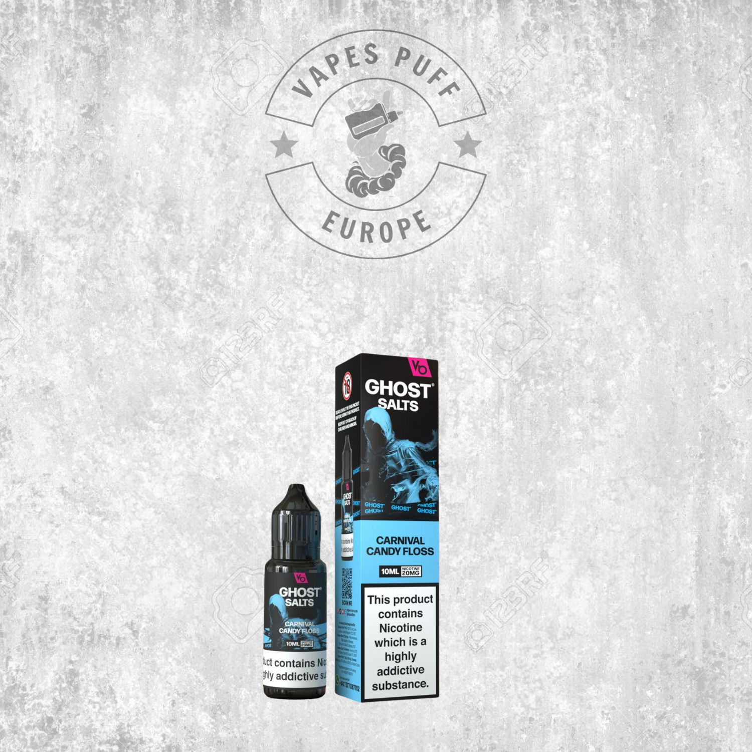 Ghost Salts 10ml - 2% de Nicotine  - E-Liquide Sel de Nicotine