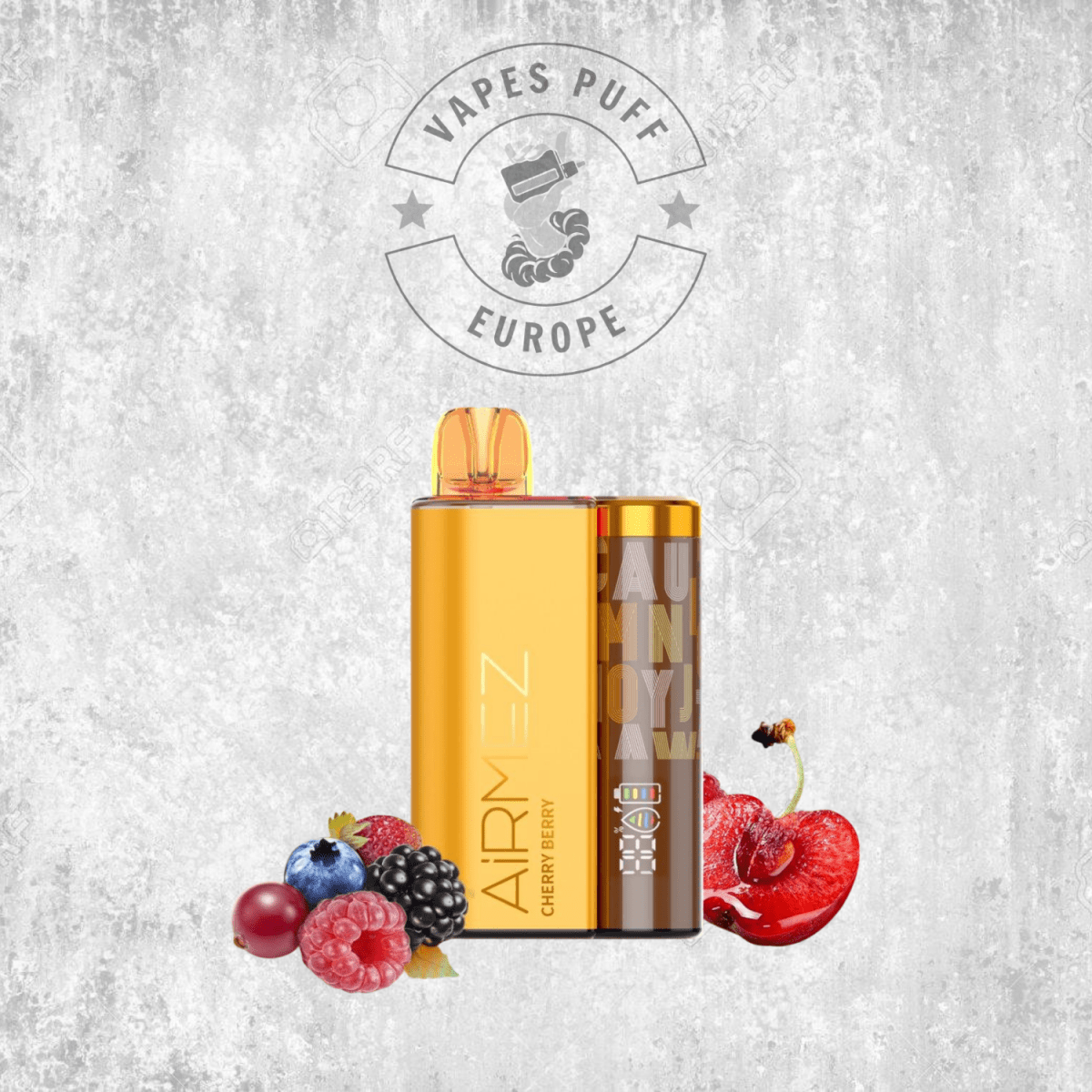 Puff AirMez 12K Cherry Berry Cigarette électronique jetable VapesPuffEurope