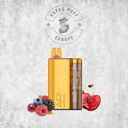 Puff AirMez 12K Cherry Berry Cigarette électronique jetable VapesPuffEurope