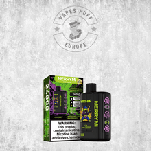 Puff Merry-Mi WiFlux 24K Watermelon Raspberry Cigarette électronique jetable VapesPuffEurope