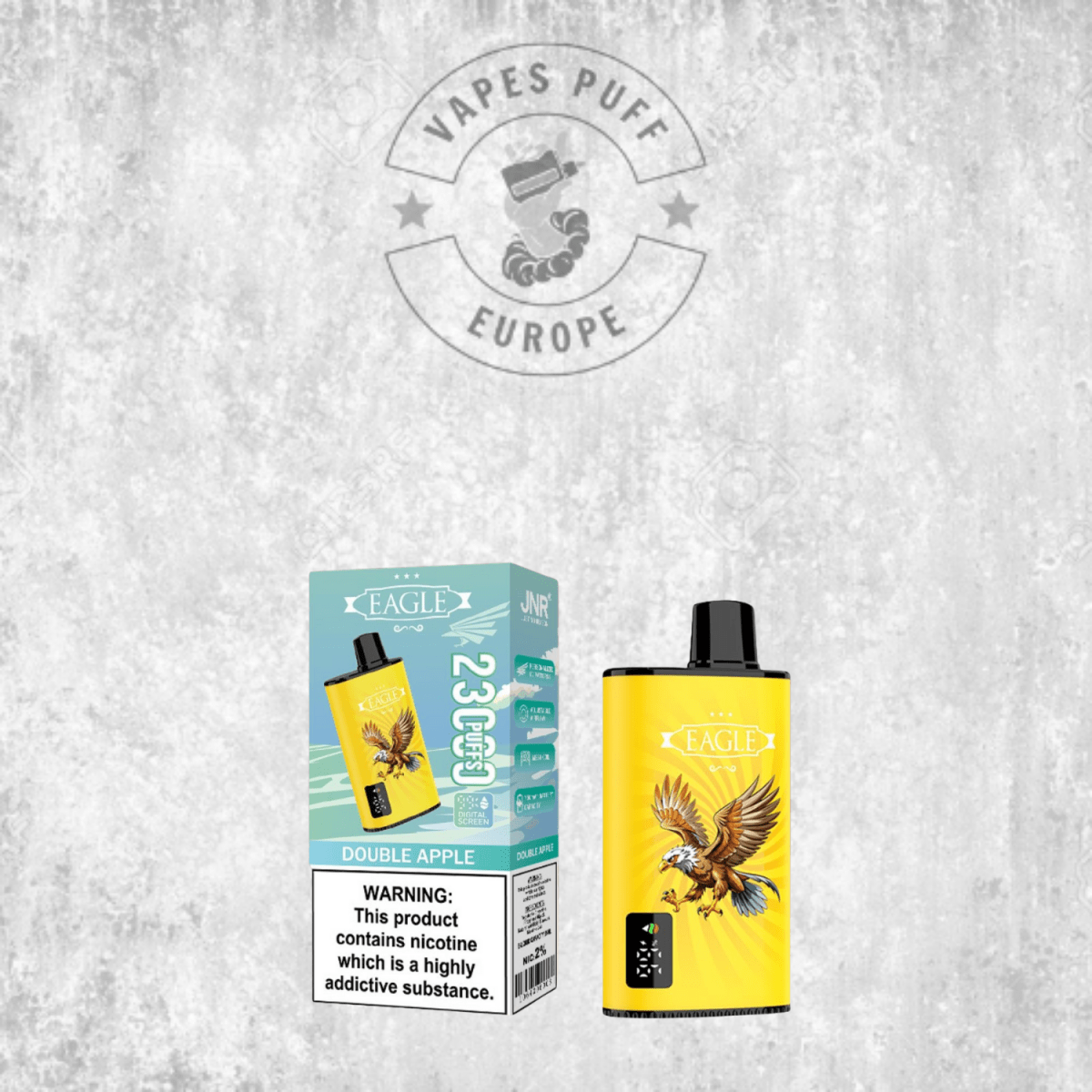 Puff JNR Eagle 23K Double Apple Cigarette électronique jetable VapesPuffEurope