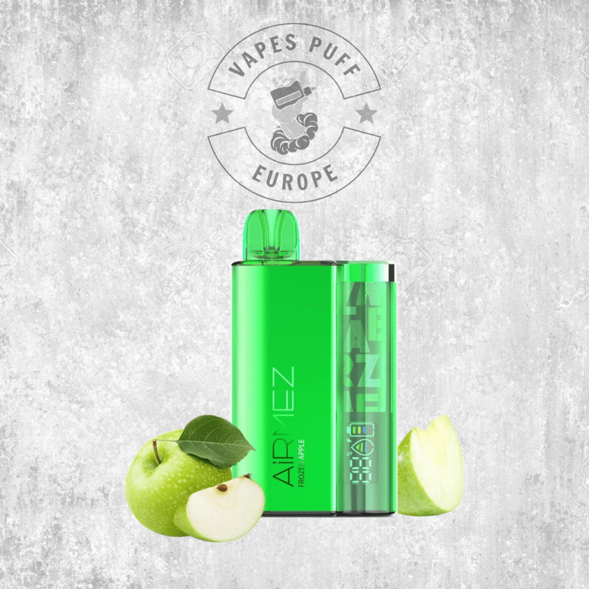 Puff AirMez 12K Frozen Apple Cigarette électronique jetable VapesPuffEurope
