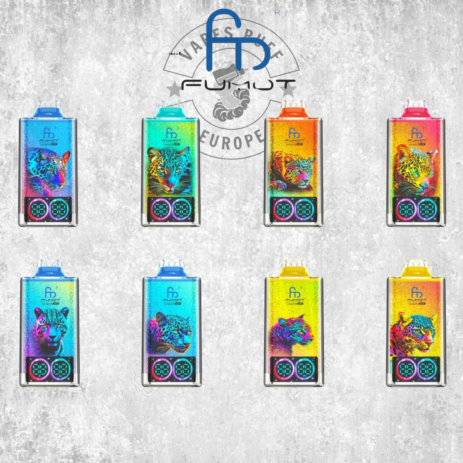 Fumot - Leopard 40K - Puff Jetable / Vape Disposable 2% Nicotine