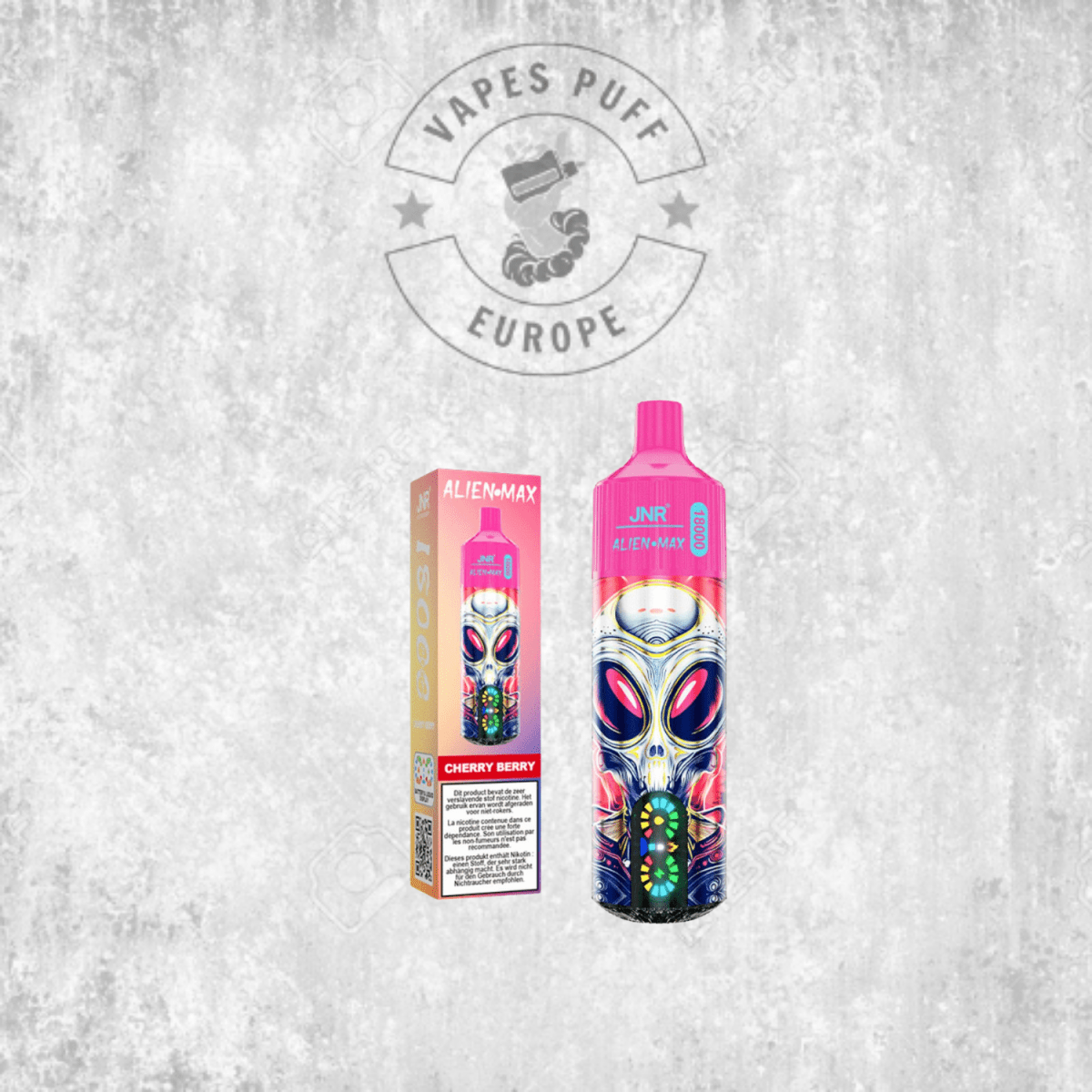 Puff JNR Alien Max 18K Fizzy Cherry Cola Cigarette électronique jetable VapesPuffEurope