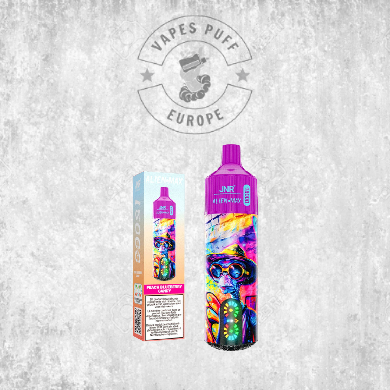 JNR - Alien Max - 18K - Puff Jetable / Disposable