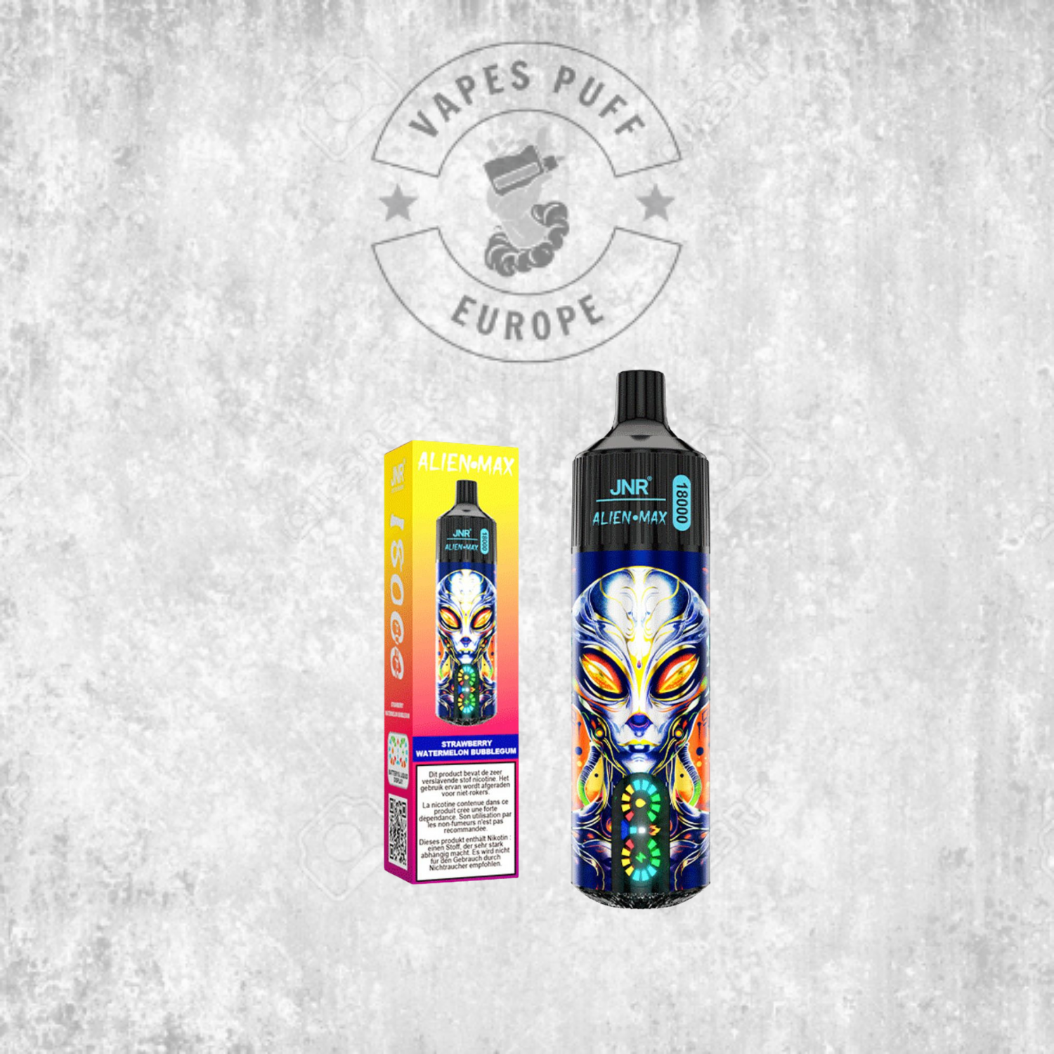 JNR - Alien Max - 18K - Puff Jetable / Disposable