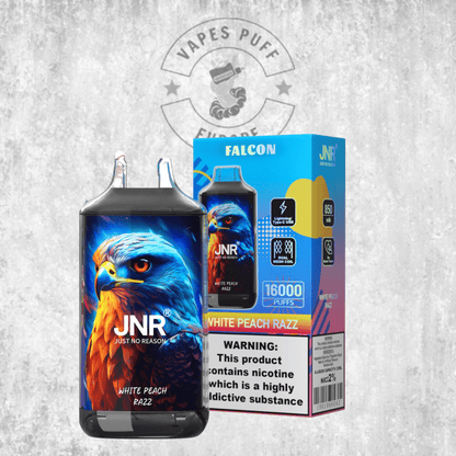 Puff JNR Falcon 16K White Peach Razz Cigarette électronique jetable VapesPuffEurope
