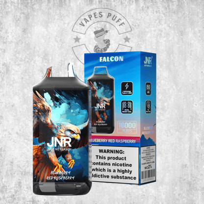 Puff JNR Falcon 16K Blueberry Red Raspberry Cigarette électronique jetable VapesPuffEurope