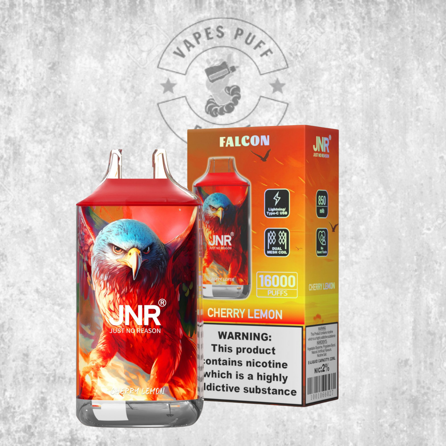 JNR - Falcon 16K - Puff Jetable / Disposable